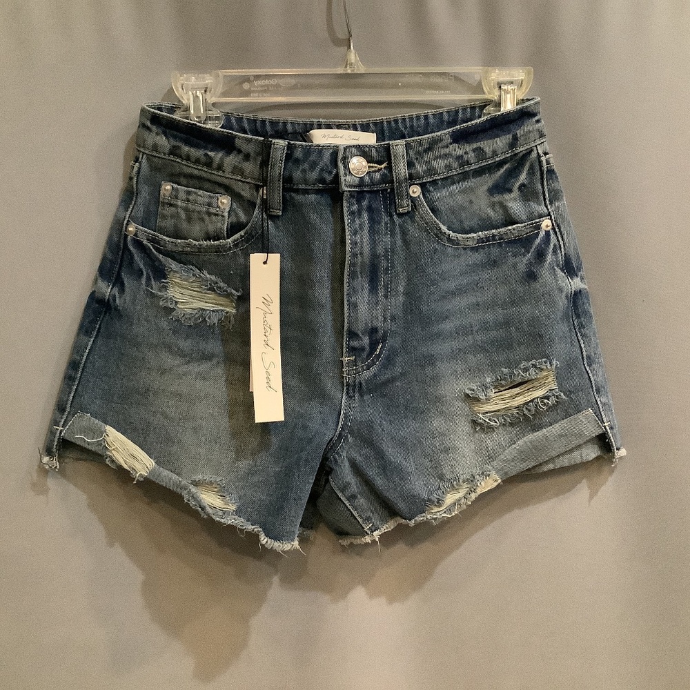 NWT Mustard Seed Denim Short Sz S